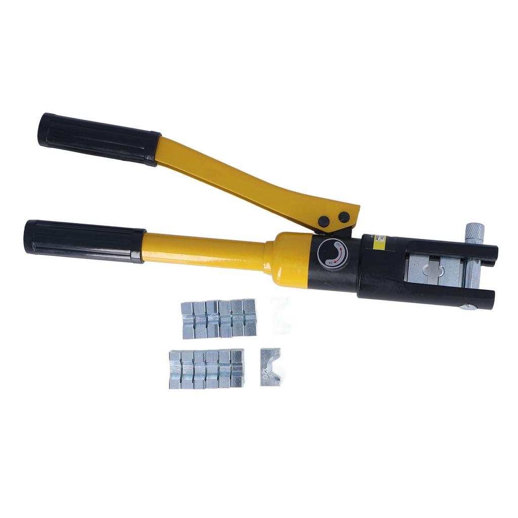 Набор гидравлических клещей 8T 10?Гидравлический обжимной станок для проволоки из металла 120 мм2 с ящиком для хранения для нержавеющей стали