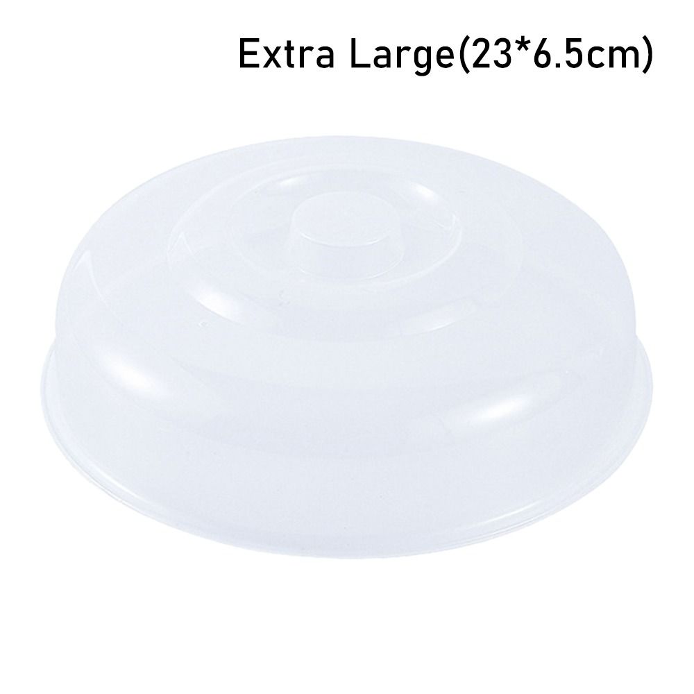 1Pcs Reusable Vented Microwave Splatter Cover Lid Food Fresh Keeping Plastic Universal Covering for Kitchen Bowls Cake Dish