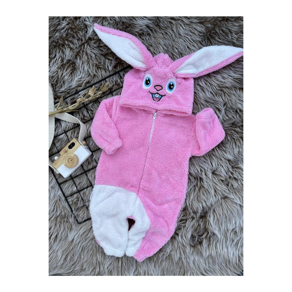 Welsoft плюшевый унисекс зимний детский спальный мешок с кроликом на молнии