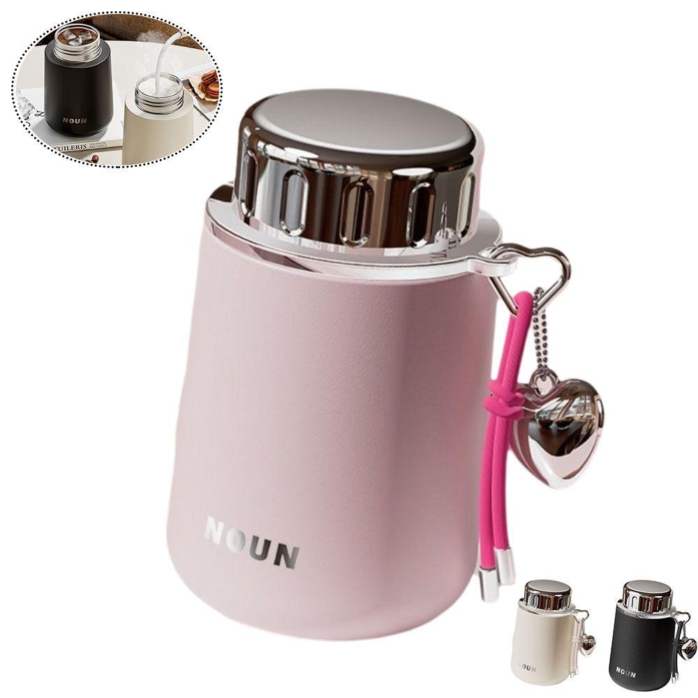 Милая вакуумная кружка 200 мл, карманная, с термоизоляцией или охлаждением, кружка из нержавеющей стали, термобутылка для воды для мальчиков и девочек