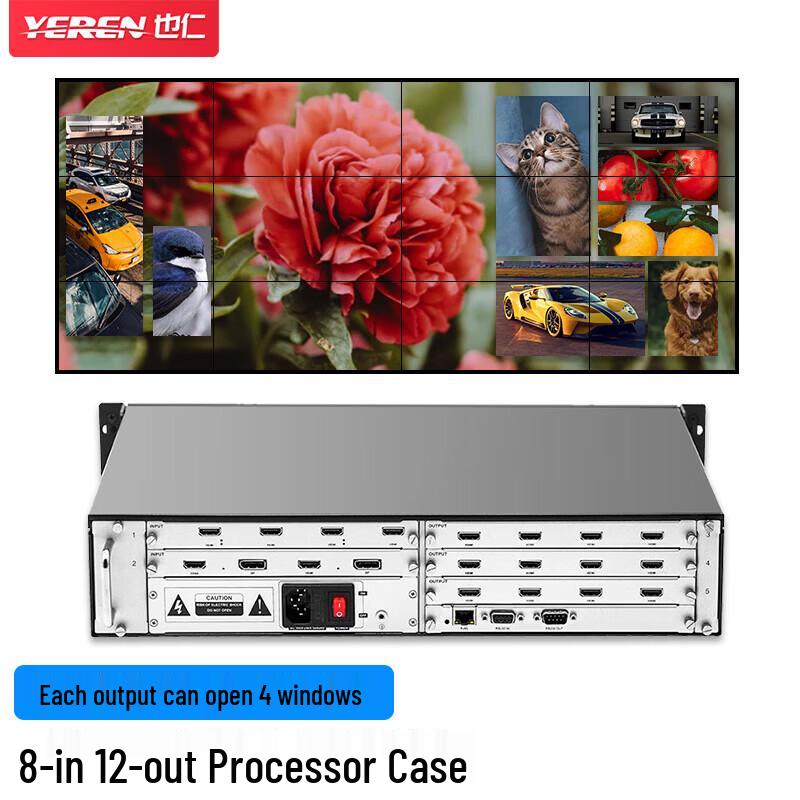 Multi-Screen Video Splicing Controller Chassis