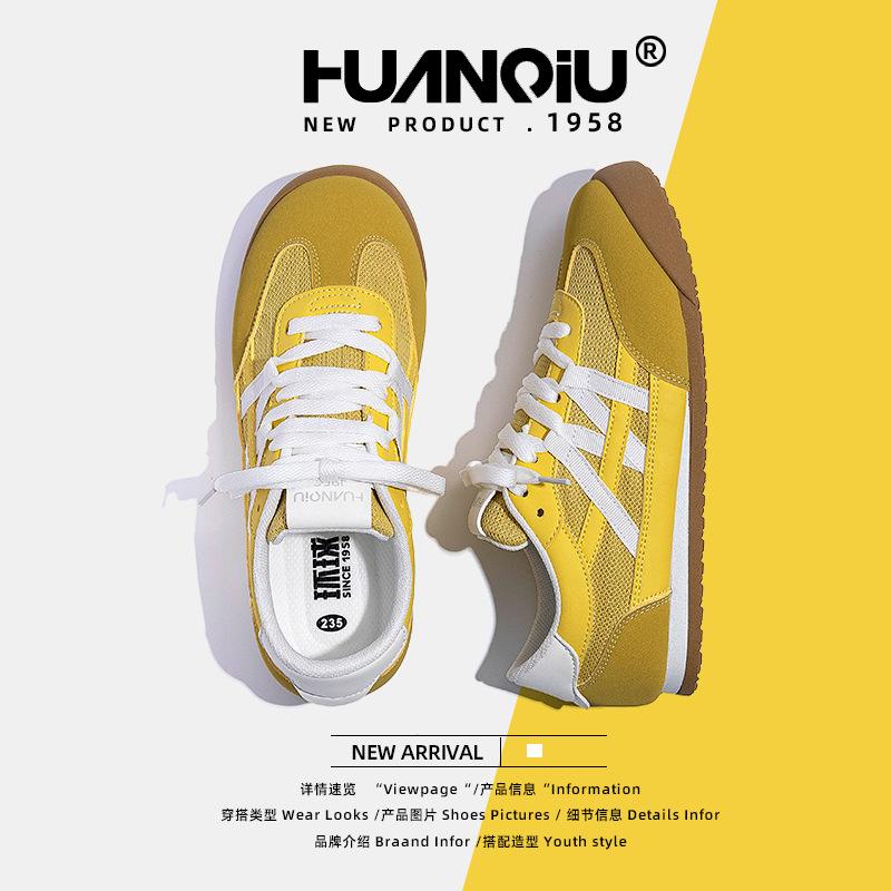 Глобальная сетчатая дышащая немецкая тренировочная обувь женская обувь ZHQ-HY1013 новая женская обувь летняя на плоской подошве универсальная повседневная обувь женская