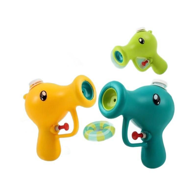 Toddler Pea Water Gun Toy Long Shot Squirt Gun Bathroom Bathtub Outdoor Summer Fun for Boys Blue