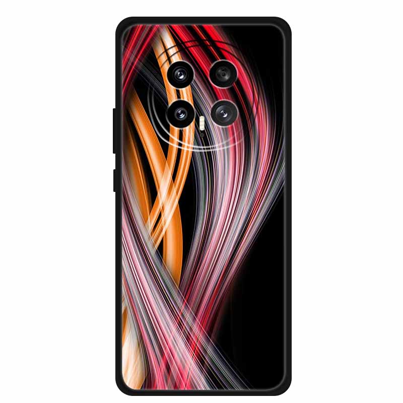 Защитный чехол для мобильного телефона For Honor Magic8 5G, с цветочным рисунком, мягкий, черный силикон, задняя крышка для Honor Magic 8 2025, чехол Funda