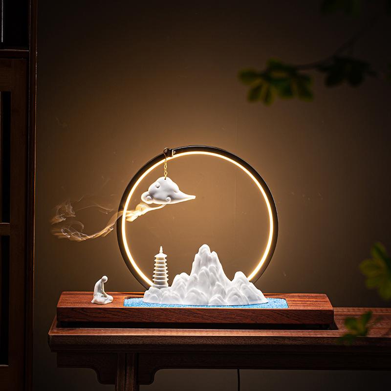 Современная и простая гостиная, креативное ландшафтное оформление, домашние украшения, мягкая мебель, офисные столы, книжные полки и Дзен