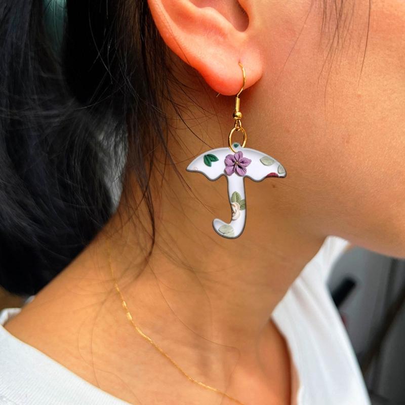 1Set Clay Earring Making Kits with Plastic Cutters Clay Tools and Earring Accessories for Clay Earrings Jewelry Making