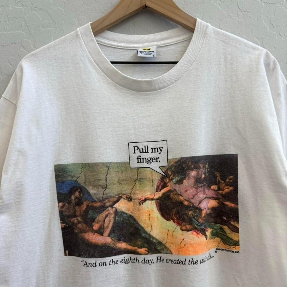 90s Jesus Michael Angelo Art Shirt Parody TShirt Unisex T-Shirt