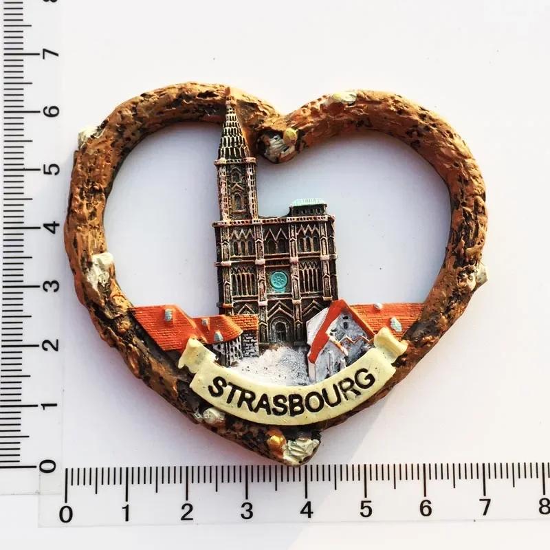 Франция Туристические сувениры Магниты на холодильник Страсбург Канны Ницца Эльзас Ментон Французские магнитные наклейки Украшения Подарки для путешествий