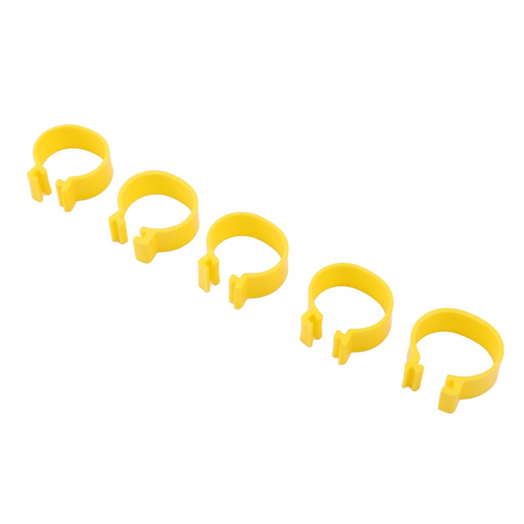 100PCS Chicken Ankle Rings Reusable Plastic Duck Leg Bands Clips For Breeding Chickens Ducks Geese