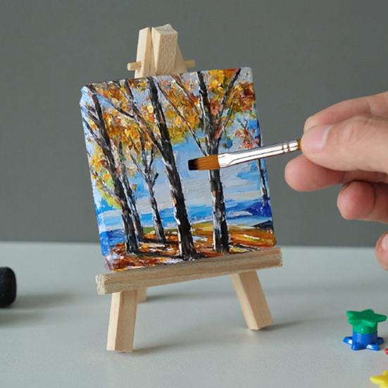 10 шт. Доска для масляной живописи без утечки масла, тройная грунтовка, деревянный мини-грунт, эластичный холст для масляной акварели, акриловых художественных принадлежностей, художественный грунтованный холст