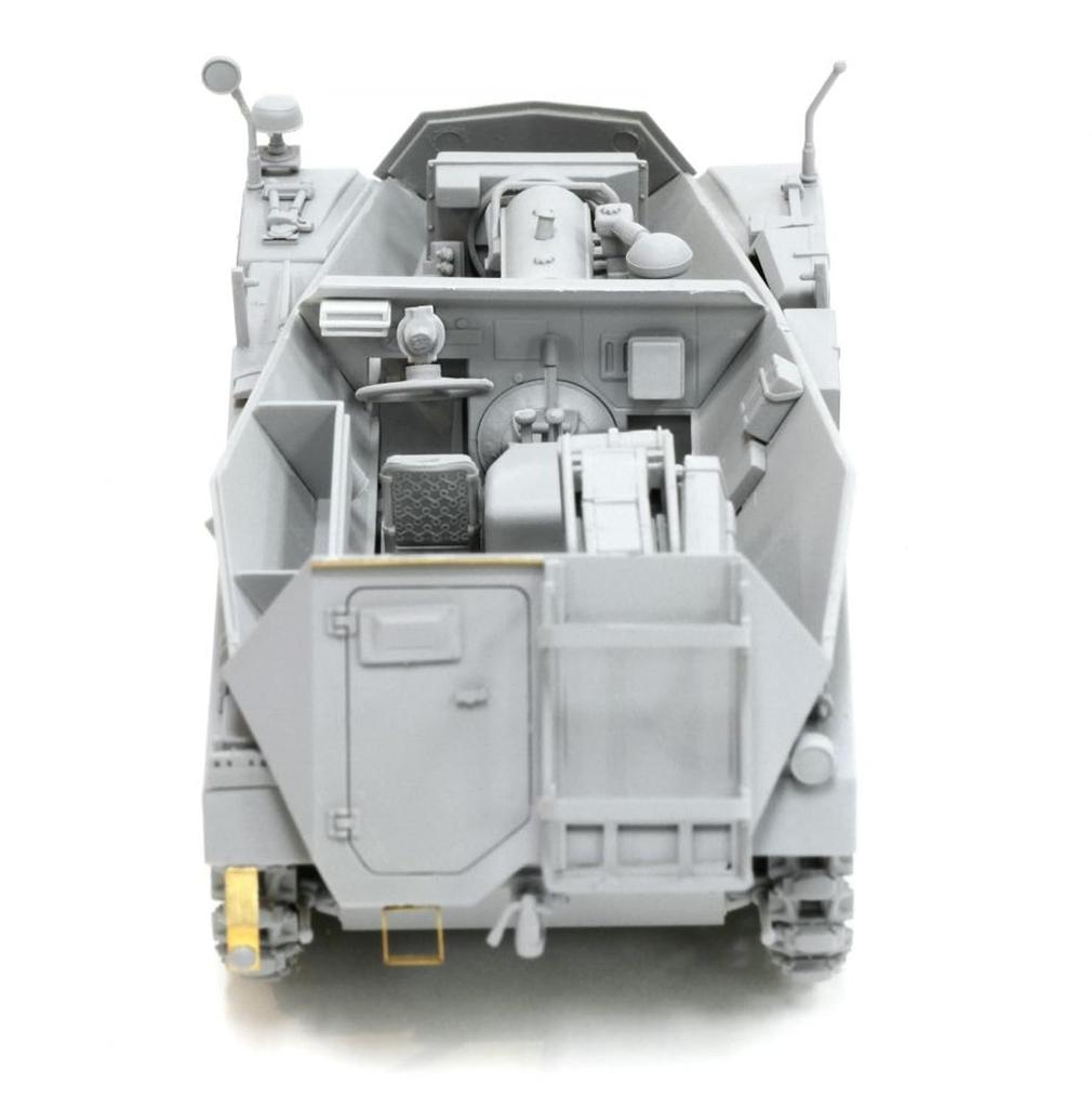 PLATZ Dragon Германия Greif в штабе Роммеля 4 в комплекте Роскошная пластиковая модель DR6911SP 1/35 WW.II Sd.Kfz.250/3 (2 1) и цифры/магия