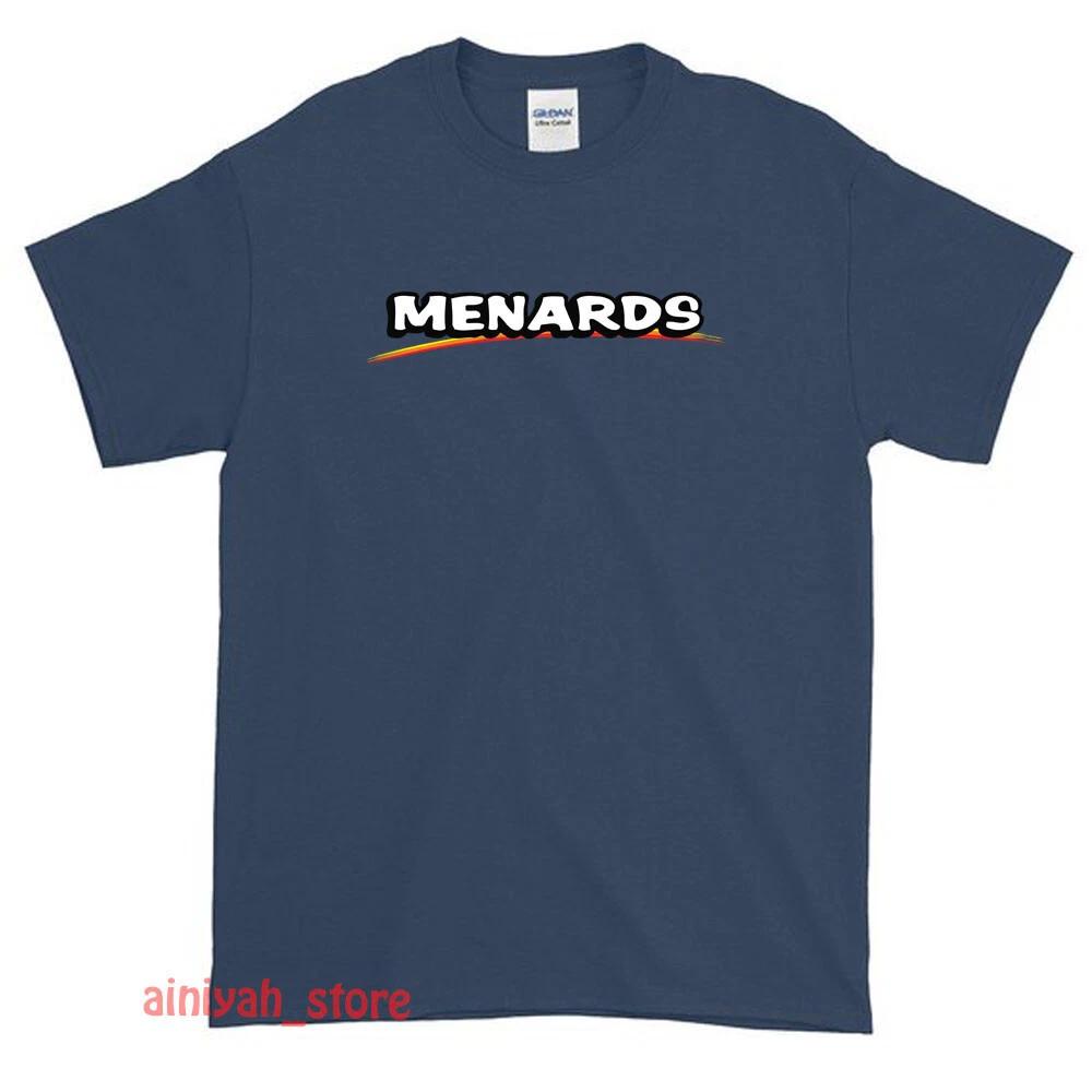 Новая мужская футболка с логотипом Menards, смешная, размер США S-XXL