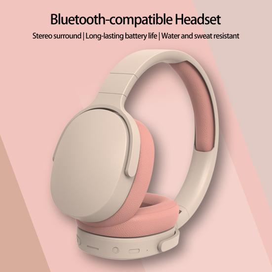 Wireless Headset HiFi Foldable Intelligent Noise Reduction Ergonomic Bluetooth-compatible 5.1 Stereo Over Ear Headphone Audio Accessories