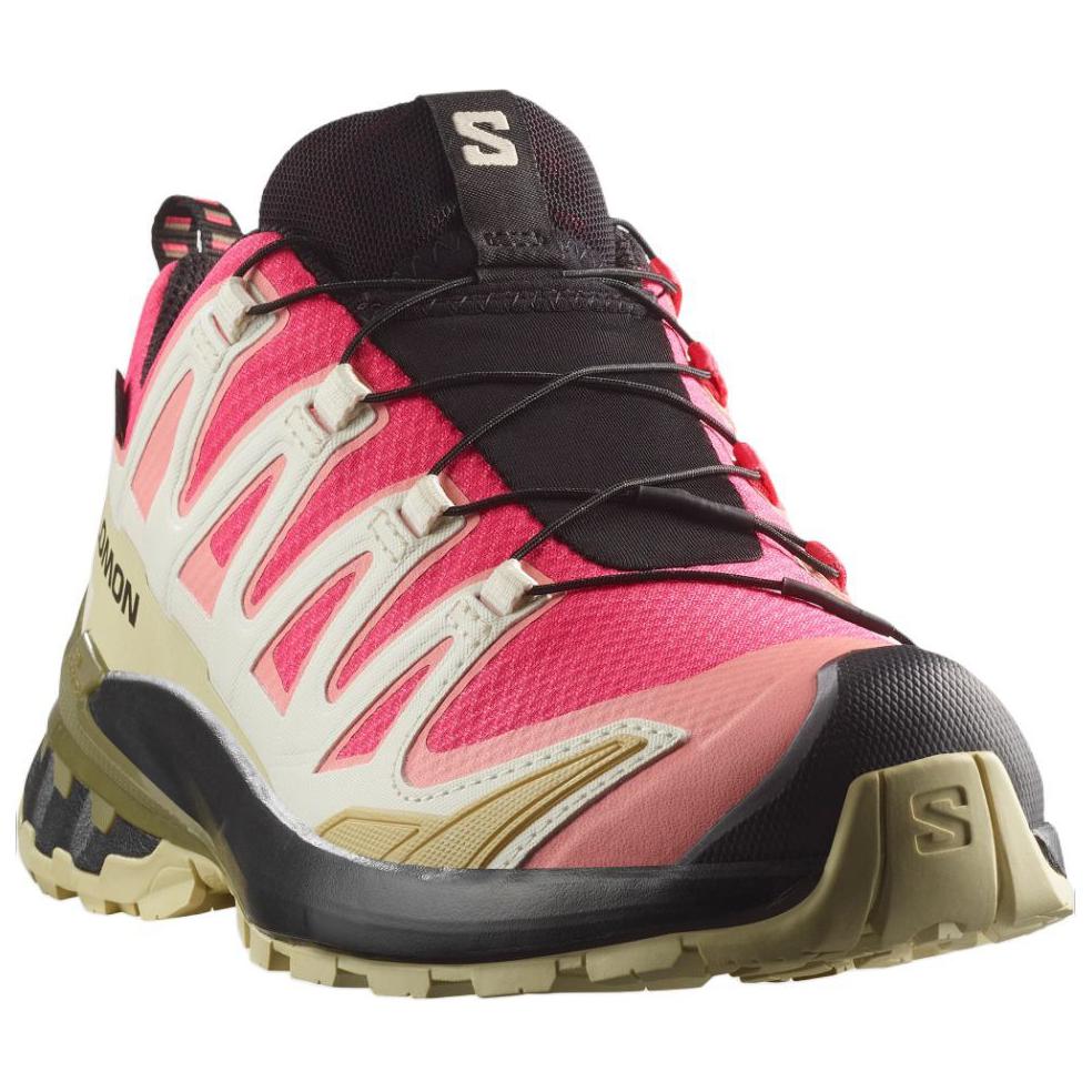SALOMON XA Pro 3D V9 Нескользящие Устойчивые к истиранию Низкие уличные ботинки Женские Розовые 477446