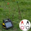 Solar Fence Wire For Charger 3ft 91cm with For Alligator Clips for Outdoor Use on Farms Gardens and Vegetable Areas