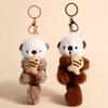Keys Accessories Plush Otter Bag Pendant Animals Doll Otter Keyring  Children