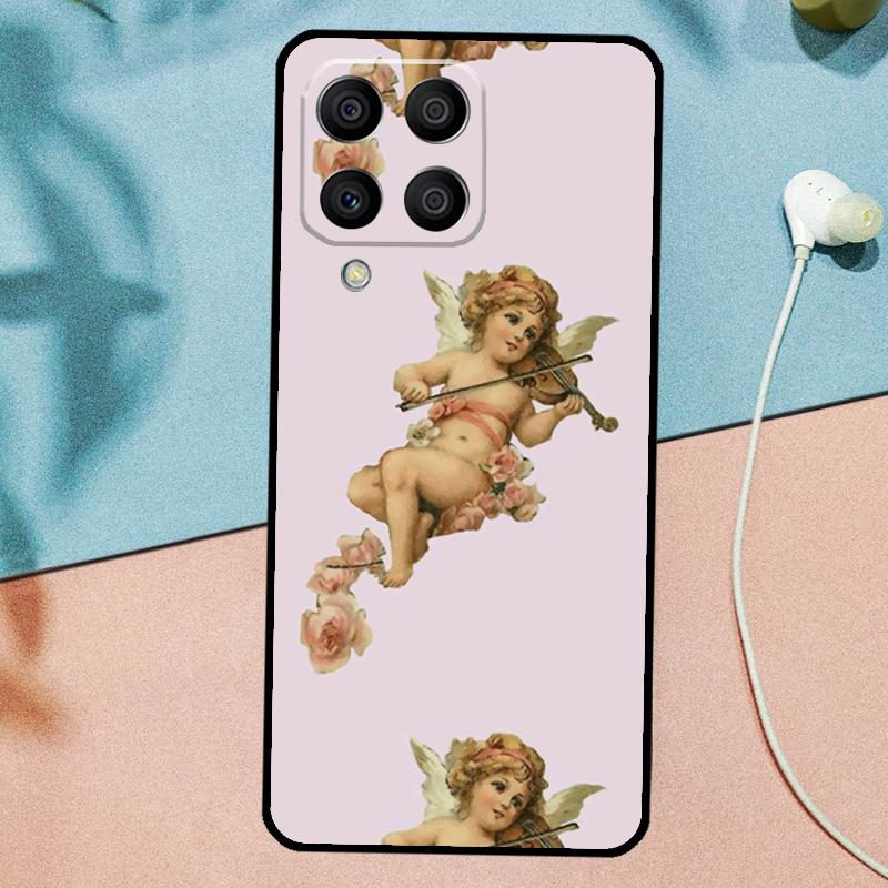 Ангелы эпохи Возрождения в небе для Samsung Galaxy M53 M33 M11 M21 M31 M12 M13 M14 M15 M35 M34 M54 M32 M52 M06 M16 M55 Чехол