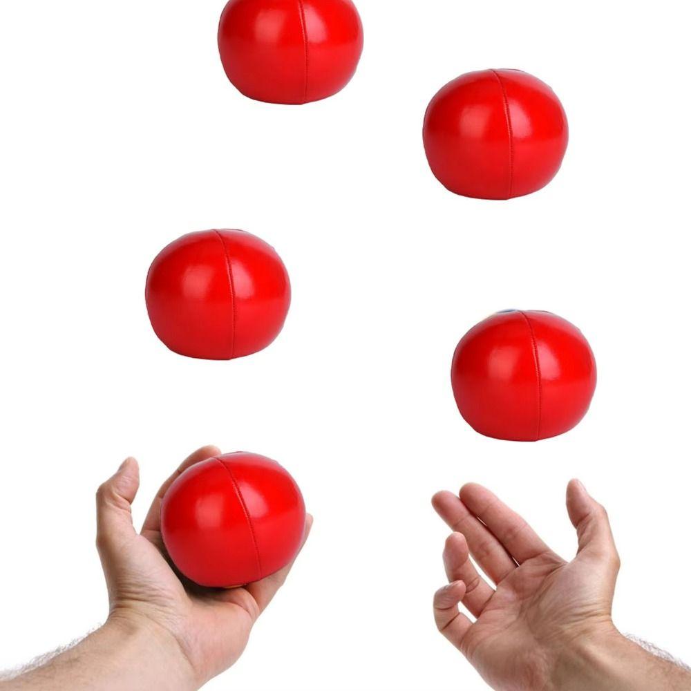 Interactive Toys Juggling Ball PU Leather Circus Ball Portable Clown Juggle Ball Professionals