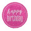 Unique Party Круглый фольгированный шар с днем ​​рождения