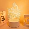 Креативный 3D ночник в виде мотоцикла с питанием от USB, свет для украшения дома, гостиной, спальни, праздничный подарочный свет