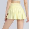 Women's High-Waist A-Line Fitness Skirt - Anti-Exposure, Breathable Running & Tennis Skirt with Hip-Lifting Design
