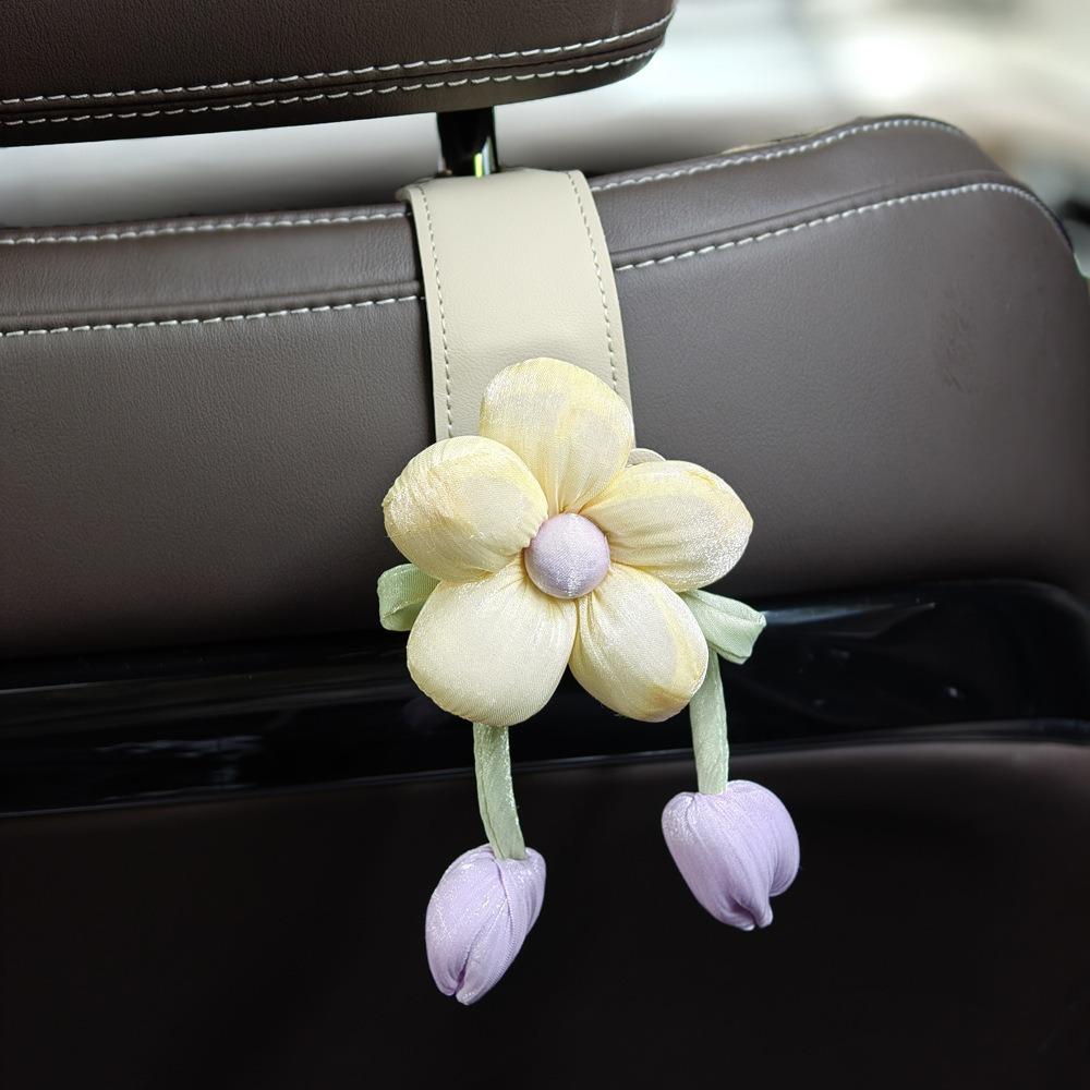 Leather Car Back Seat Hooks Portable Automotive Storage Hanger Car Hanging Hook Family Car