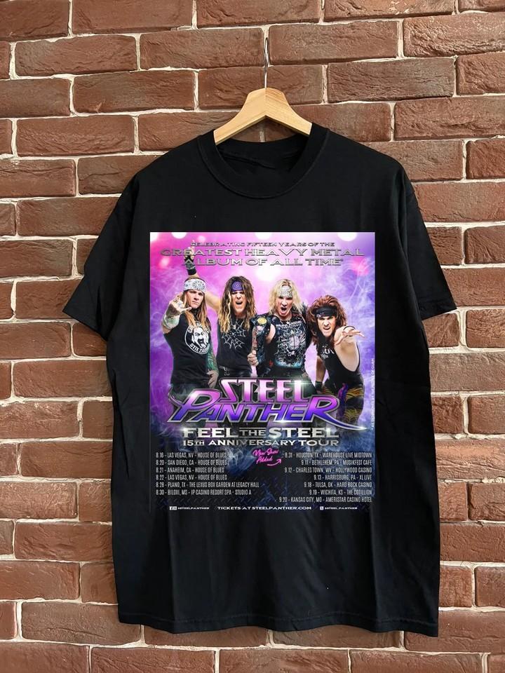 Новый Подарок на Тур Steel Panther Для Фанатов S to 5XL Футболка K912