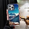 Ландшафт Горных Вершин Ударопрочный Чехол для Телефона для iPhone 17 Air 16 16E 15 Pro Max 14 Plus 13 Mini 12 Задняя Крышка Противоударный Funda