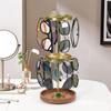 Rotating Eyeglass Display Stand Metal Tray 6.7x15.7inch for Countertop , Golden Sturdy Accessory