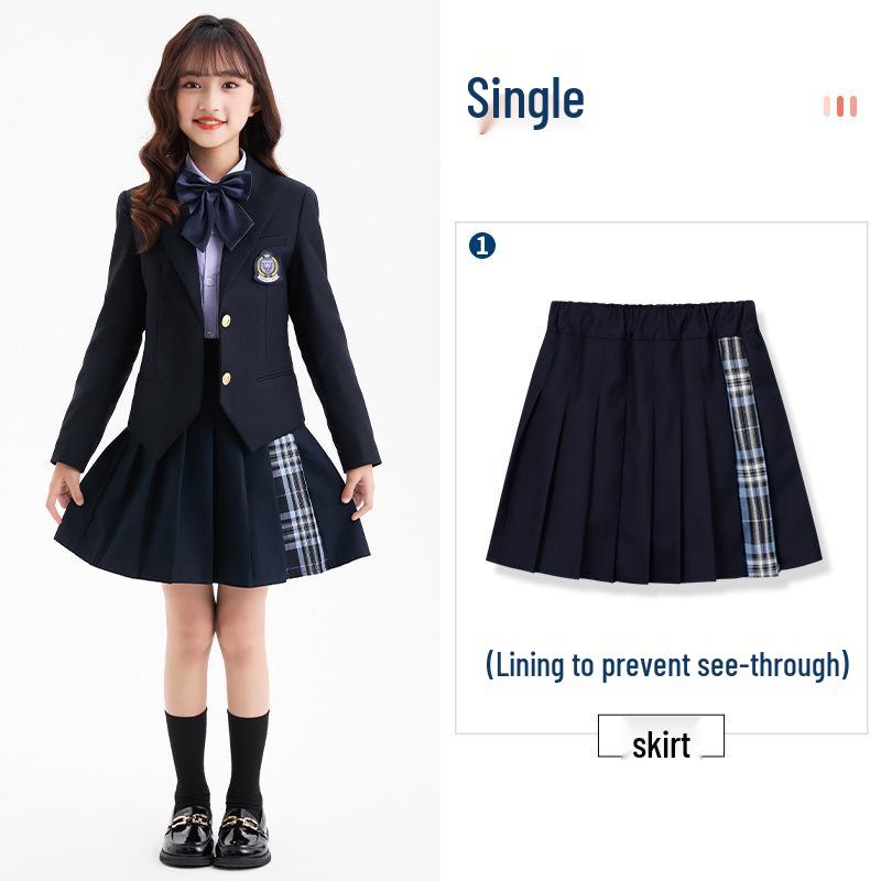 Детский осенне-зимний костюм: Комплект куртка с длинным рукавом и брюки для мальчиков и девочек - Школьная/детсадовская форма