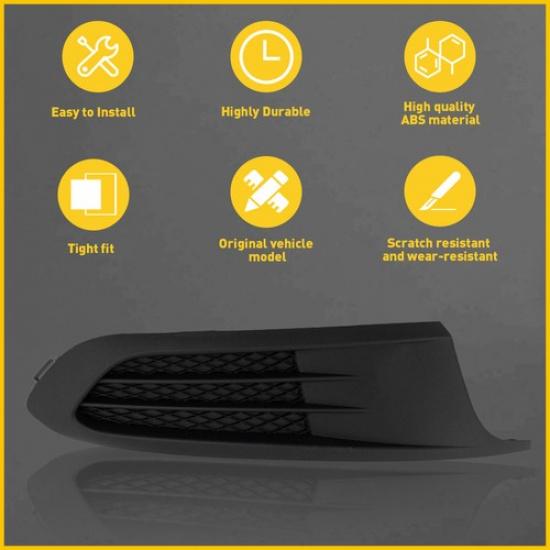 For VW Jetta 2011-2014 Lower Bumper Fog Light ert Cover Bezel Passenger