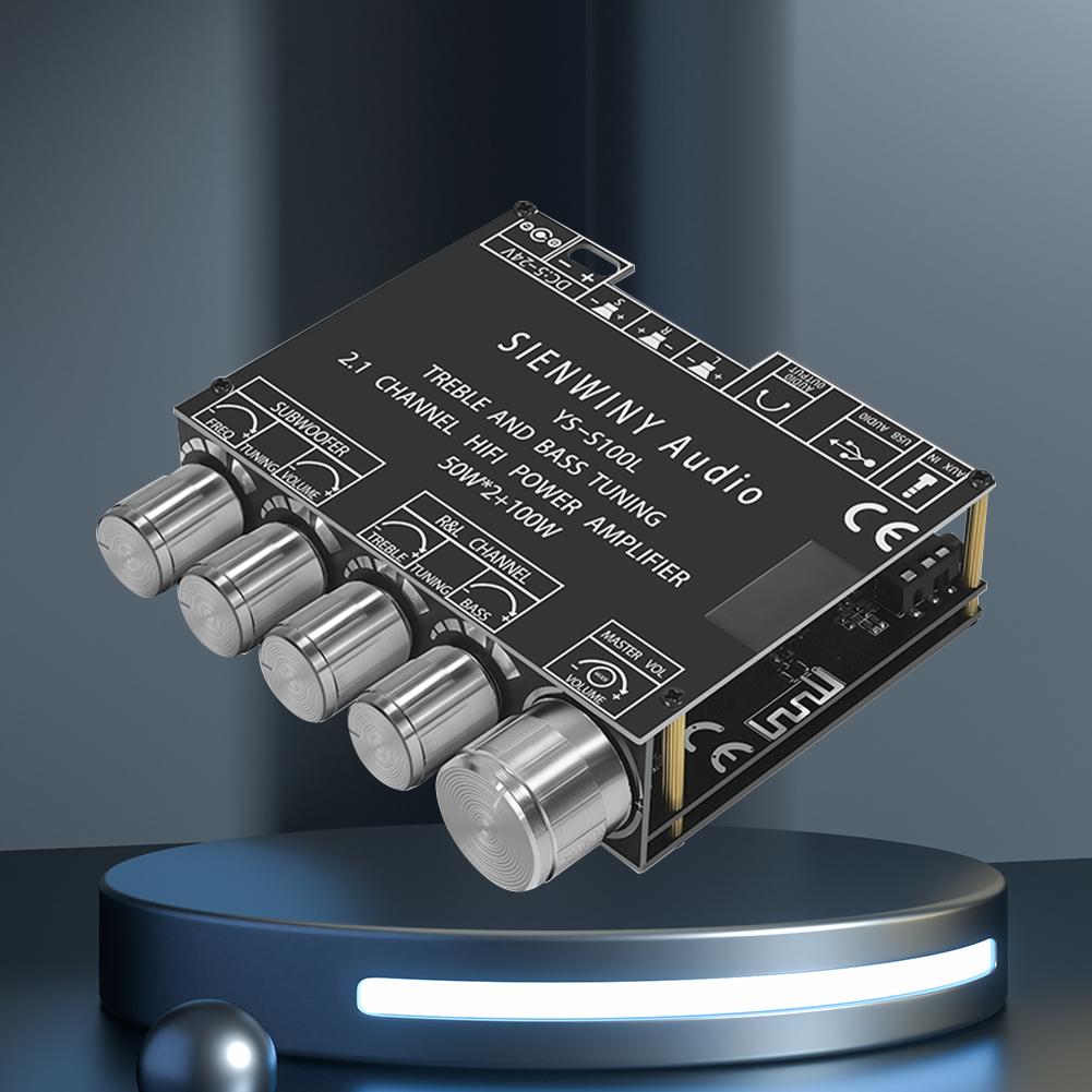 2.1 3 Channel Audio Amplifier Module Bluetooth-compatible 5.1 CS8673E Amplifier Board DIY Home Audio Supports Phone APP Control