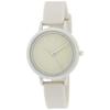 Fieldwork Women's Analog Tone Watch with Silicone Band, White, YM061-1