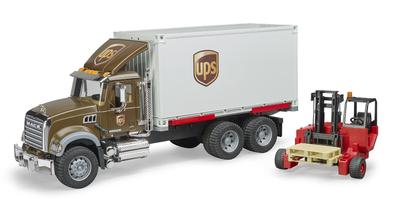 BRUDER MACK UPS & Вилочный погрузчик BR02828