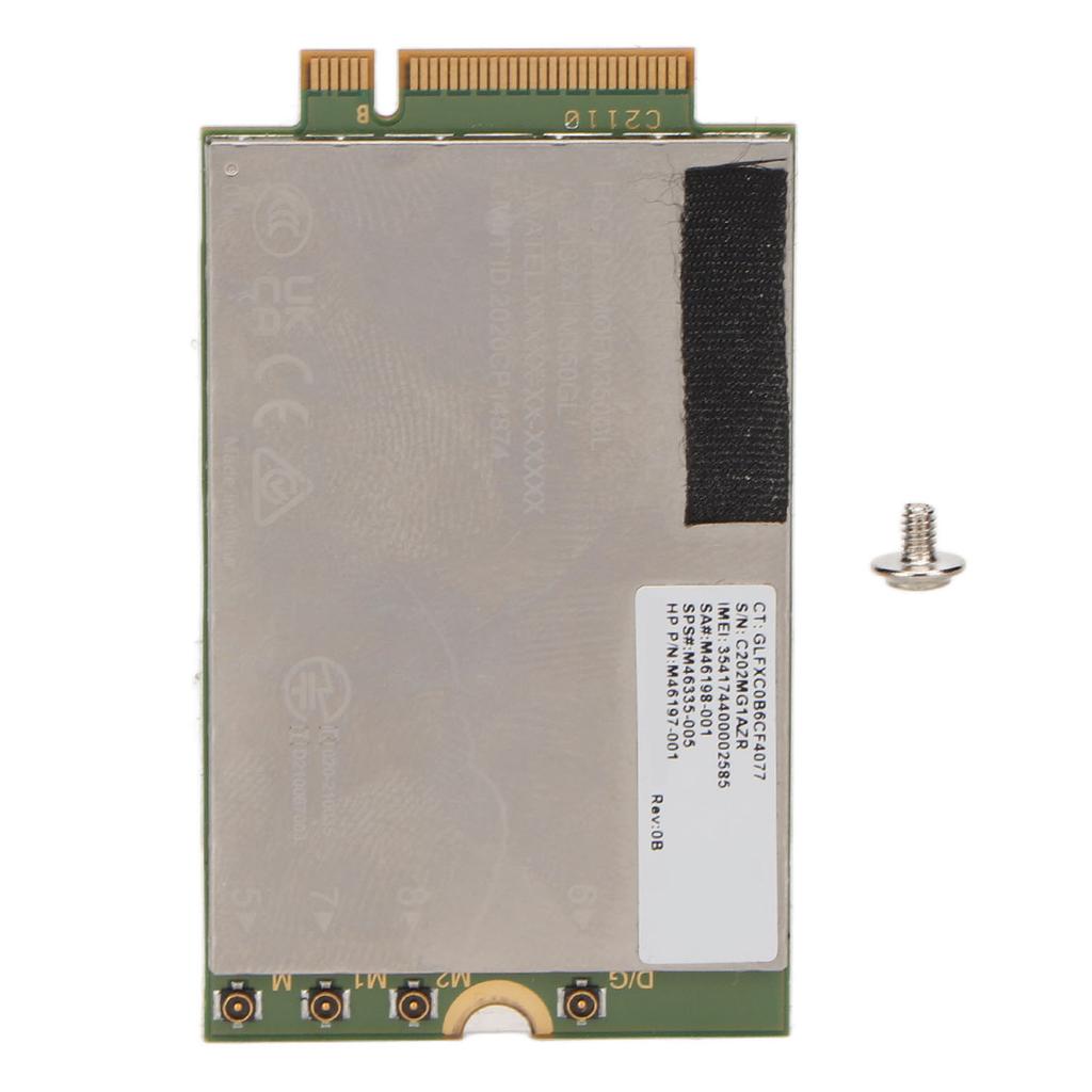 5G LTE Network Card 4.67Gbps Downlink 1.25Gbps Uplink 4x4 MIMO GNSS FM350 GL Network Card for Laptop