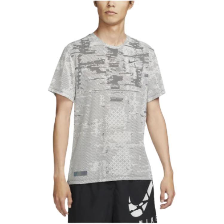 Nike Running T Shirt Men's Gray FB6869-030