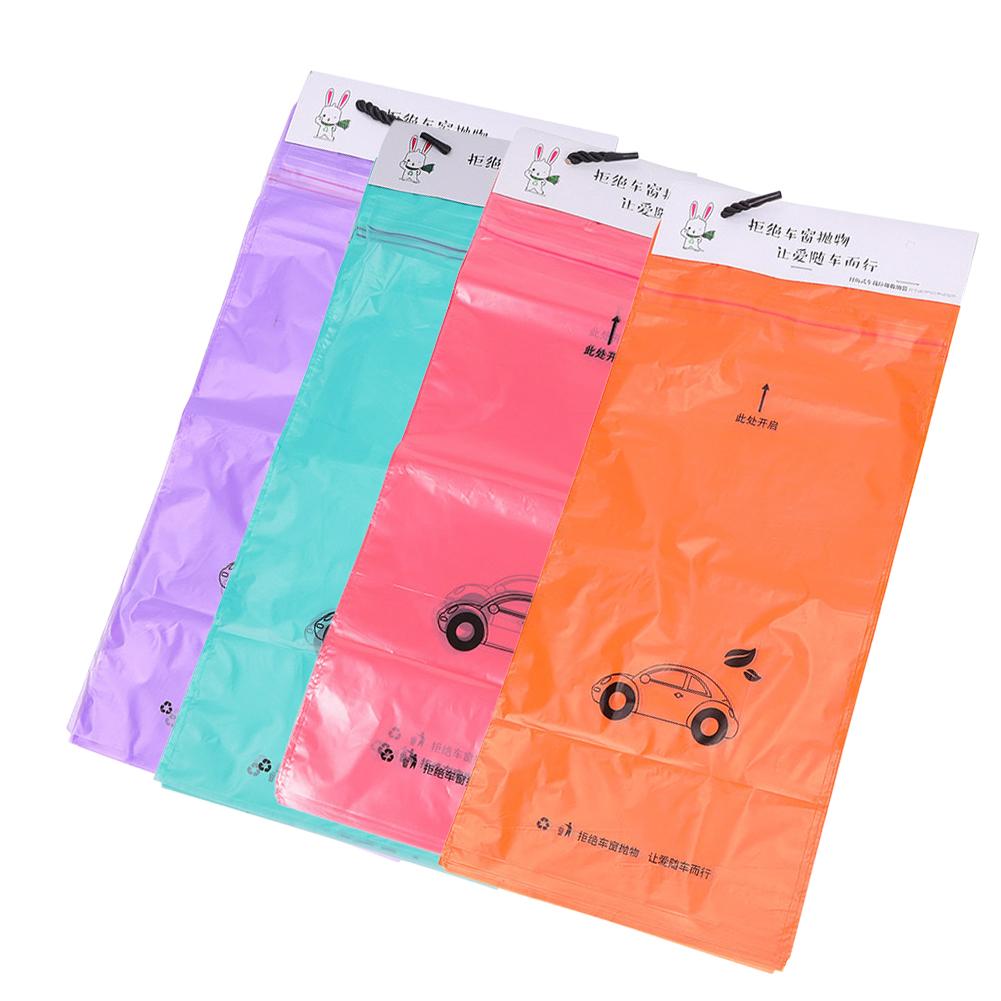 Одноразовый мусорный пакет для автомобиля, самоклеящийся мусорный бак для заднего сиденья автомобиля, подвесной мусорный пакет, офисный кухонный мешок для хранения мусора