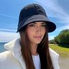Women's Drawstring Waffle Pattern Baseball Cap, Fashionable Sun Protection Beach Travel Sun Hat for Spring & Summer