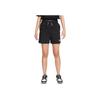 Nike Breathable Elastic Waist Solid Logo Knitted Shorts Women Shorts Black DM6526-010