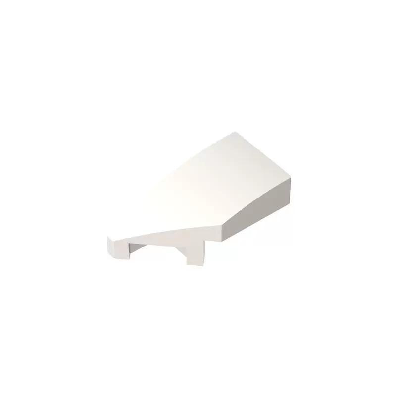 50 г/200 шт. 29120 Клин 2x1 с выемкой для штырька, левый блок, цвет Moc Hue, Совместим с кирпичиками, Сделай сам, Детская игрушка-конструктор