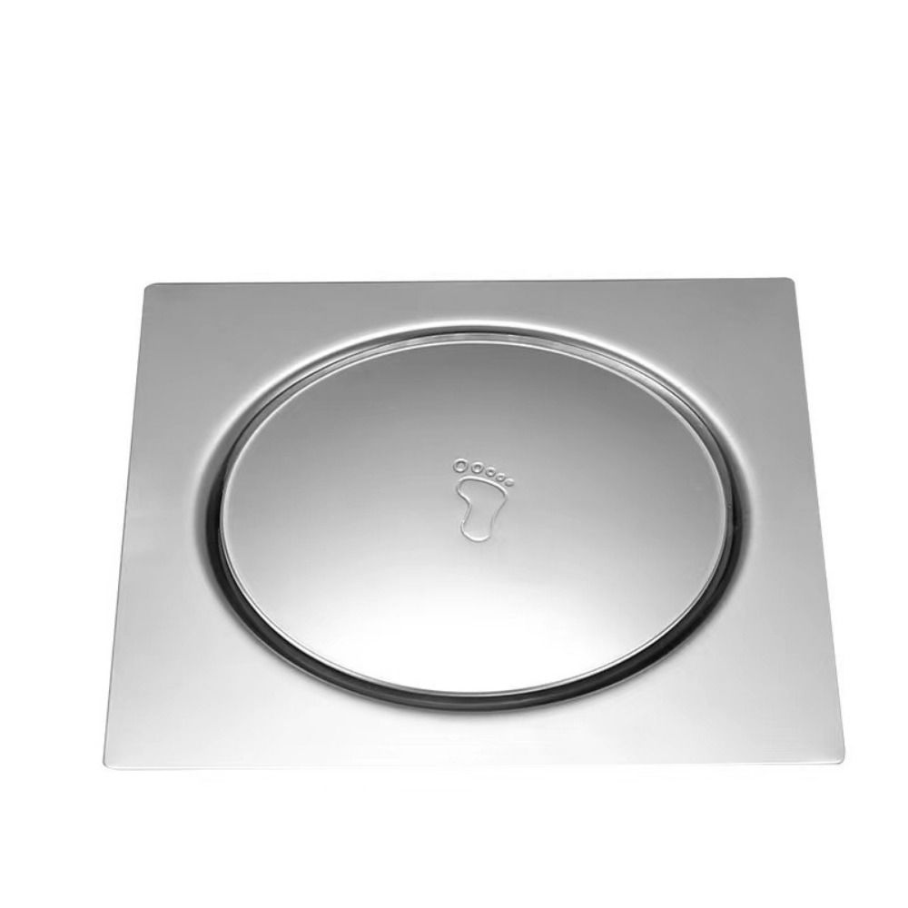 Press Type Square Shower Drain Removable Pop-up Drain Filter Floor Hair Catcher Laundry Floor