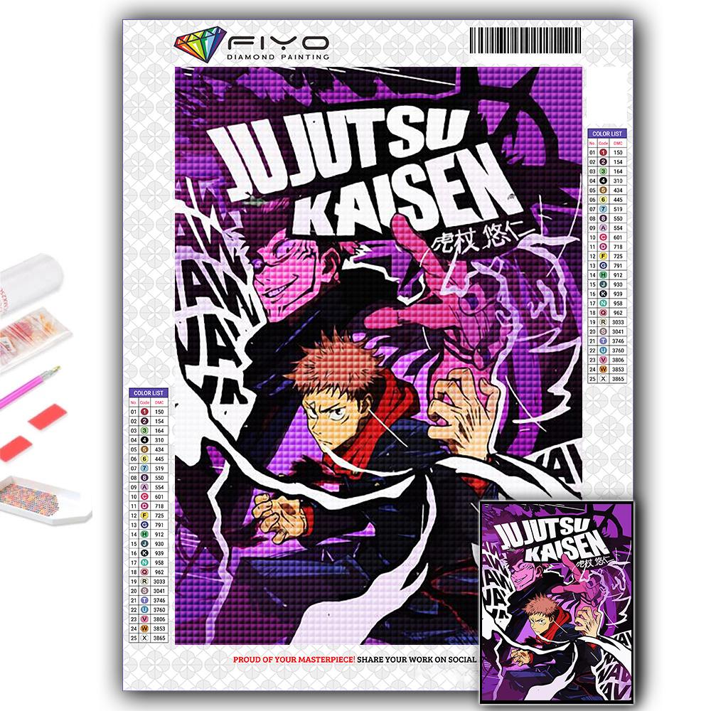 5D DIY Алмазная вышивка Дзюдзюцу Кайсен Алмазная картина Мозаика Украшение дома