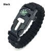 Seven-core Umbrella Rope Woven Five-in-one Bracelet Compass Survival Hand Rope Outdoor Mountaineering Camping Emergency Life-saving Bracelet
