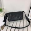 Women Classic Black Skull Cross Body Bag Vintage Clutch Purse Shoulder Bag Rivet Goth Bags