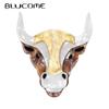 Handmade Acrylic Animal Cattle Brooches for Women Men Lovely Sitting Pet Casual Party Brooch Pin Jewelry Accessories
