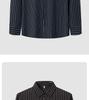 Langdeng Men's Striped Modal Casual Long-Sleeved Cardigan T-Shirt