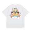 Casablanca Streetwear SS Cotton Short Sleeve T-Shirt Men Women Loose Fit Crew Neck Tee With Letter Print