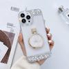 Металлический чехол-держатель с кольцом на палец для iphone 15 14 13 12 11 Pro Max с блестящим бриллиантом, чехол для Samsung S24 S23 S22 Ultra S20 A34 A14 A34 A54 A13 A33 A53