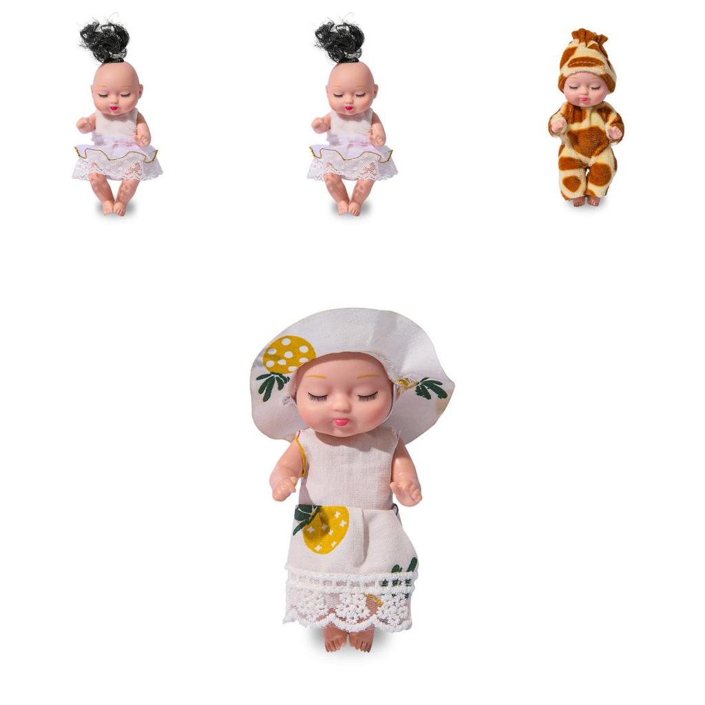 Реборн Спящая Кукла Девочка ПВХ BJD Игрушка с Подвижными Суставами и Мягкой Одеждой