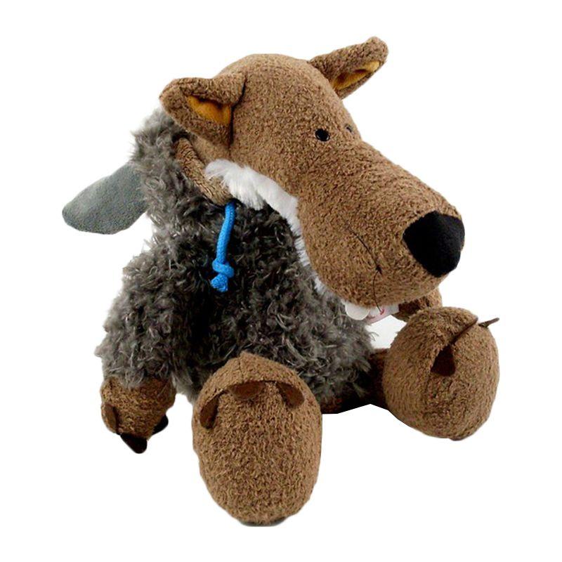 Очаровательные Германия Супер Милые Плюшевые Игрушки Волки с Шапкой для Уютного Домашнего Декора Подарки